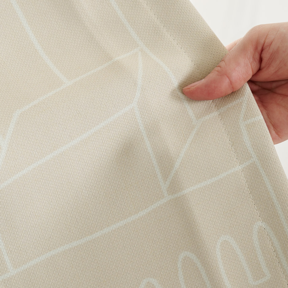 【1級遮光カーテン】北欧テイストの街のデザインがおしゃれ マチ（D-1195) 